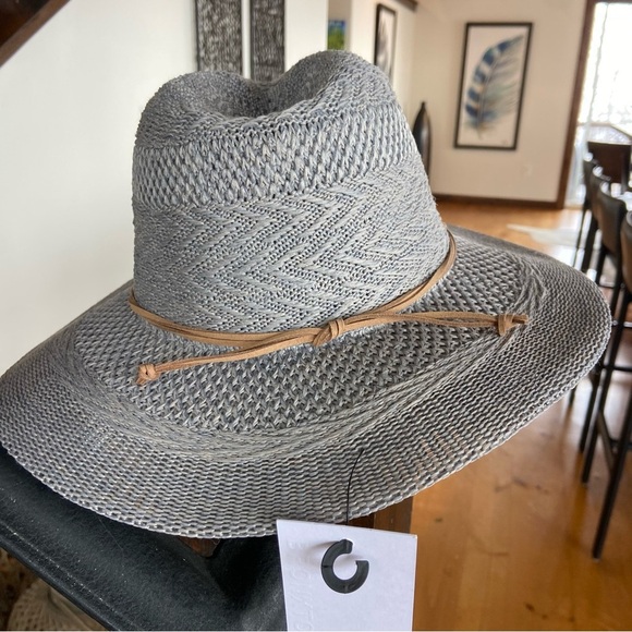 Bronxton Joia Gray Woven Hat - Picture 5 of 9